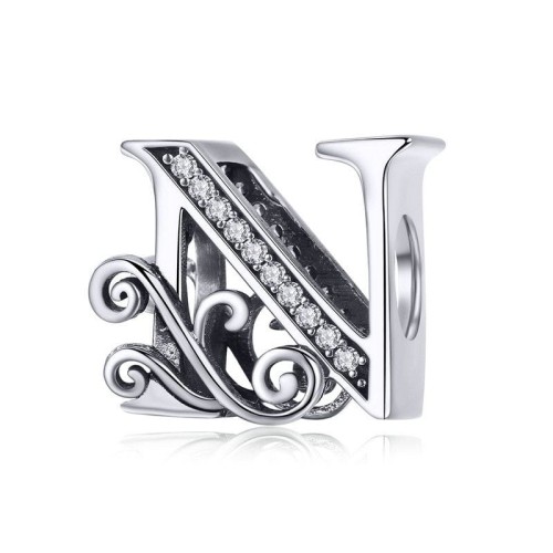 Przejdź do produktu CHARMS - SREBRO 925 - LITERA N