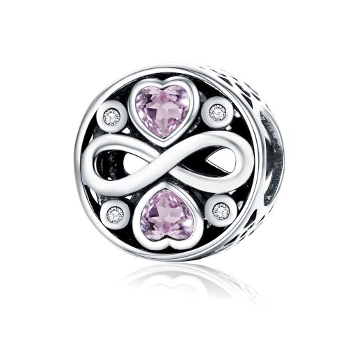 Przejdź do produktu CHARMS - SREBRO 925 - SERCE - NIESKOŃCZONOŚĆ
