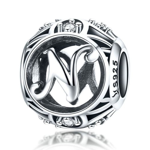 Przejdź do produktu CHARMS - SREBRO 925 - LITERA N