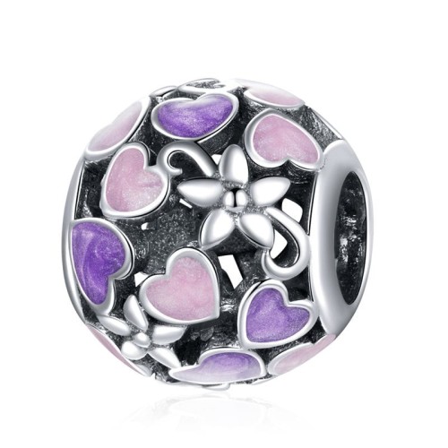 Przejdź do produktu CHARMS - SREBRO 925 - KULKA - SERCE