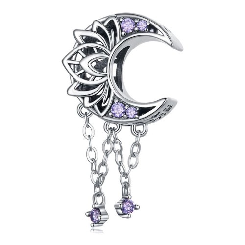 Przejdź do produktu CHARMS - SREBRO 925 - ŁAPACZ SNÓW - KSIĘŻYC