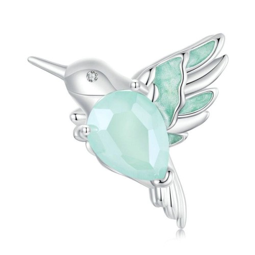 Przejdź do produktu CHARMS - SREBRO 925 - PTAK - KOLIBER