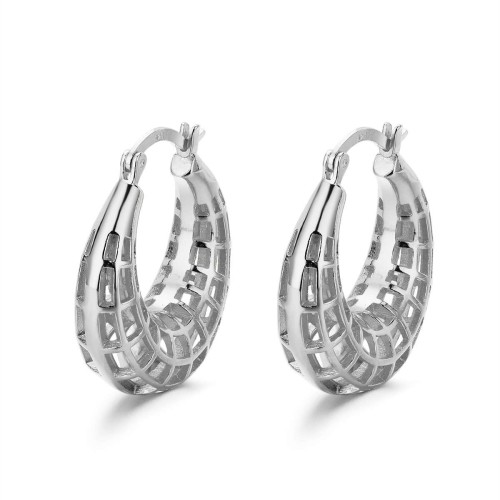 Przejdź do produktu KOLCZYKI - SREBRO 925 - KÓŁKA - KOSZYCZEK