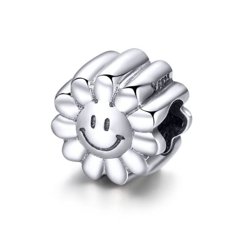 Przejdź do produktu CHARMS - SREBRO 925 - KWIATEK - UŚMIECH