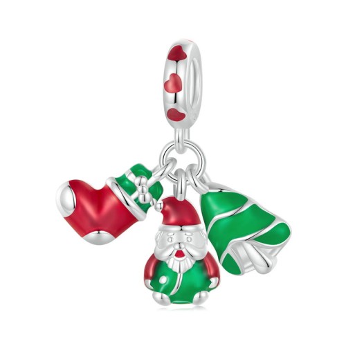 Przejdź do produktu CHARMS - SREBRO 925 - ŚWIĘTY MIKOŁAJ - CHOINKA - BOŻE NARODZENIE 