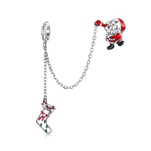 Przejdź do produktu CHARMS - SREBRO 925 - ŚWIĘTY MIKOŁAJ - BOŻE NARODZENIE  