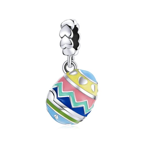 Przejdź do produktu CHARMS - SREBRO 925 - PISANKA JAJKO 