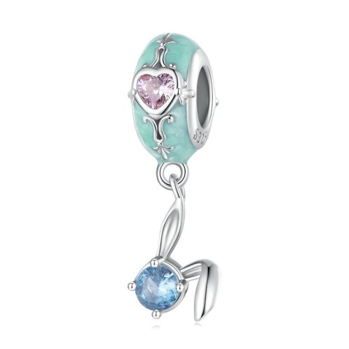 Przejdź do produktu CHARMS - SREBRO 925 - KÓŁKO ZAJĄCZEK 