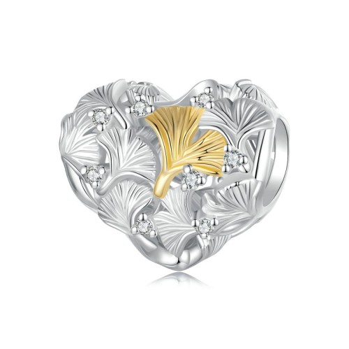 Przejdź do produktu CHARMS - SREBRO 925 - SERCE KWIATEK
