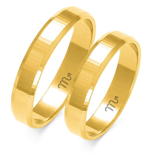 Przejdź do produktu Złote Obrączki - Klasyczne - 4 mm
