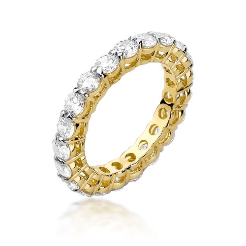 Przejdź do produktu Złoty Pierścionek z Diamentami 2.28 - 2,52ct