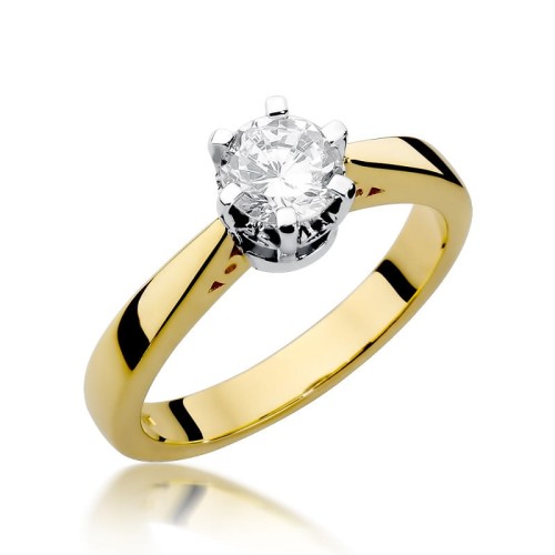 Przejdź do produktu Złoty Pierścionek z Diamentem 1.00ct