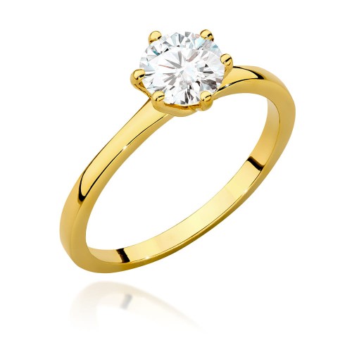Przejdź do produktu Złoty Pierścionek z Diamentem 1.00ct