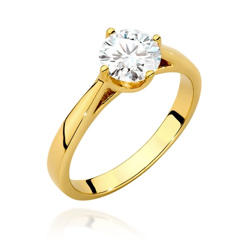 Przejdź do produktu Złoty Pierścionek z Diamentem 1.00ct