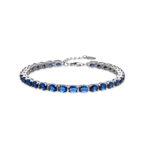 Przejdź do produktu SREBRNA BRANSOLETKA SREBRO 925 OWAL ELEGANCKA CYRKONIA