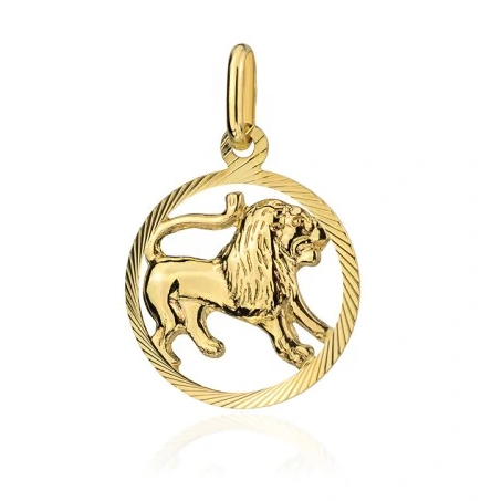 Przejdź do produktu ZŁOTA ZAWIESZKA 585 ZNAK ZODIAKU LEW