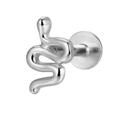 Przejdź do produktu SREBRNE KOLCZYKI SREBRO 925 PIERCING HELIX WĄŻ