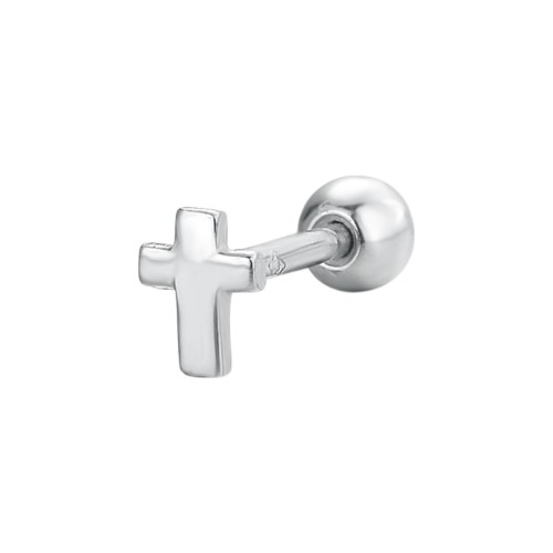 Przejdź do produktu SREBRNE KOLCZYKI SREBRO 925 PIERCING HELIX KRZYŻYK