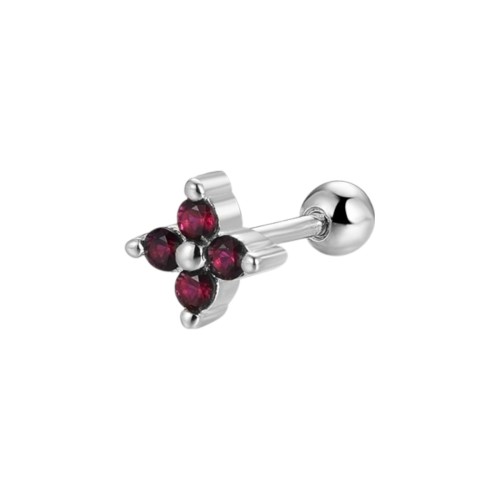 Przejdź do produktu SREBRNE KOLCZYKI SREBRO 925 PIERCING HELIX KWIATEK