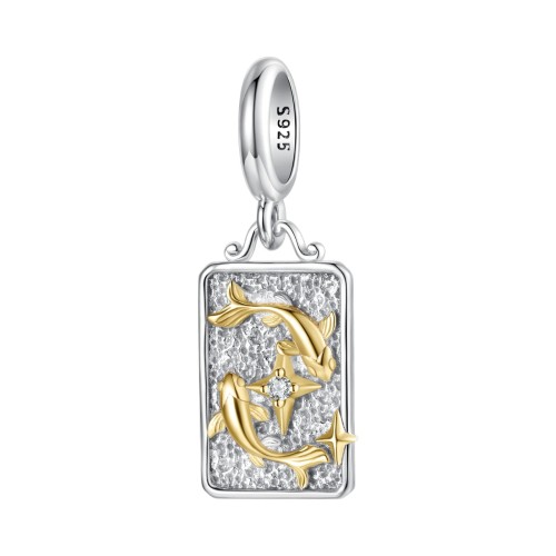 Przejdź do produktu CHARMS SREBRO 925 -ZNAK ZODIAKU RYBY