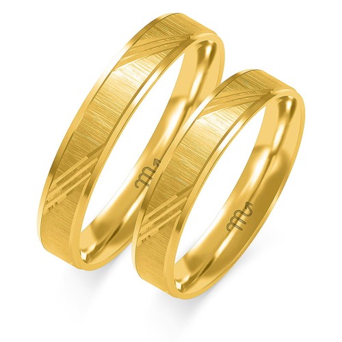 Przejdź do produktu Złote Obrączki - Klasyczne - 4 mm